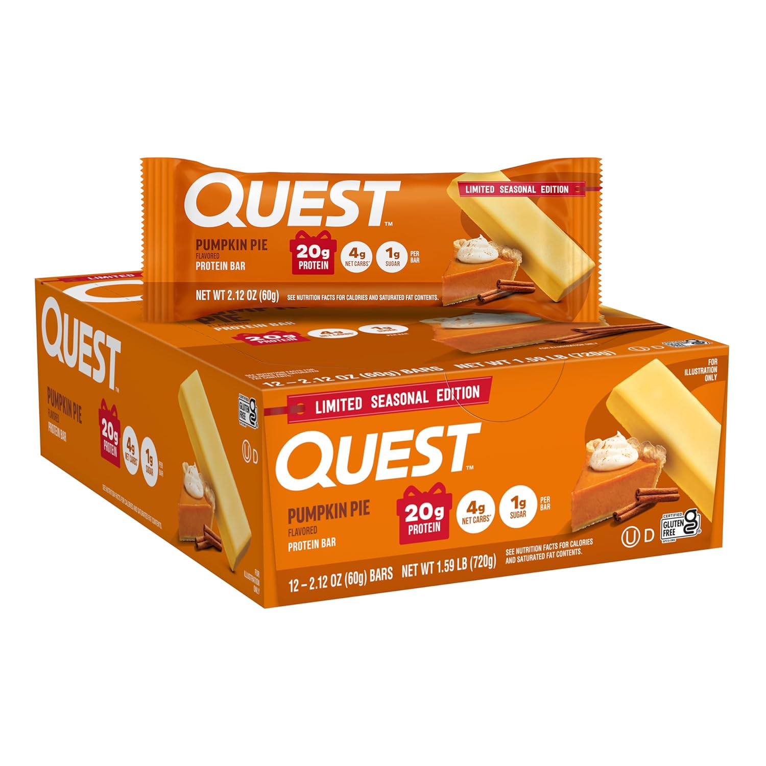 #Flavor_Pumpkin Pie (Seasonal) #Size_12 bars