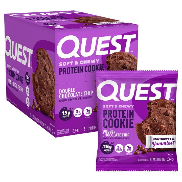 Quest Protein Cookies - Double Chocolate Chip