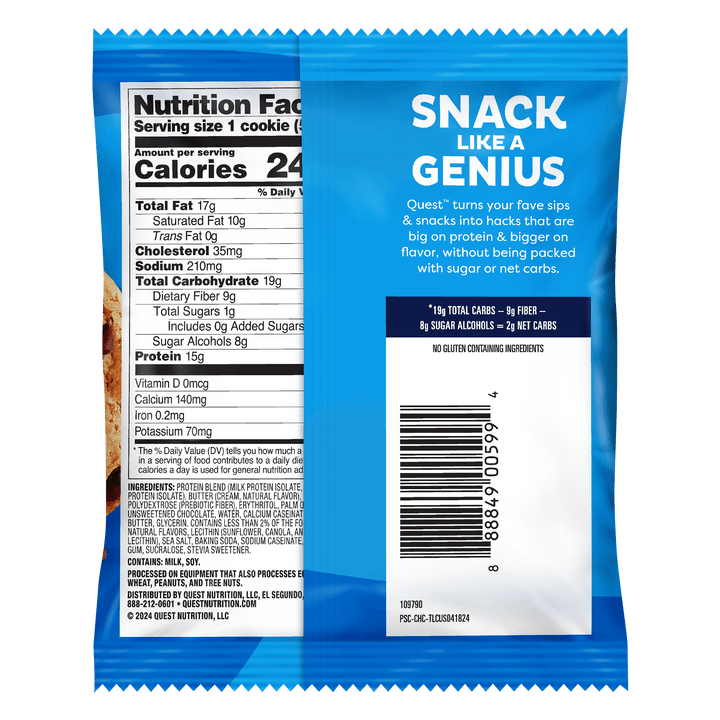 Quest Protein Cookies - Chocolate Chip