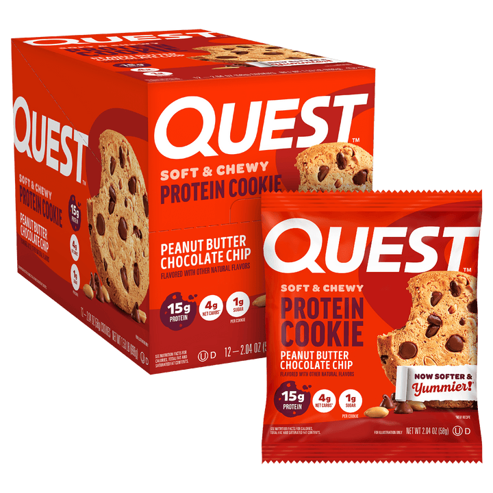 Quest Protein Cookies - Peanut Butter Chocolate Chip