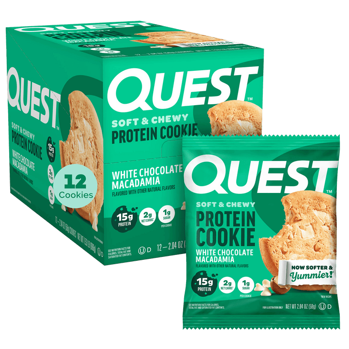 Quest Nutrition Protein Cookie - White Chocolate Macadamia