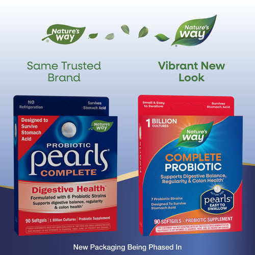 Nature's Way Probiotic Pearls Complete 90 softgels (CLEARANCE: Best by January 31, 2026)