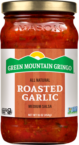 Green Mountain Gringo Roasted Garlic Salsa 16 oz.