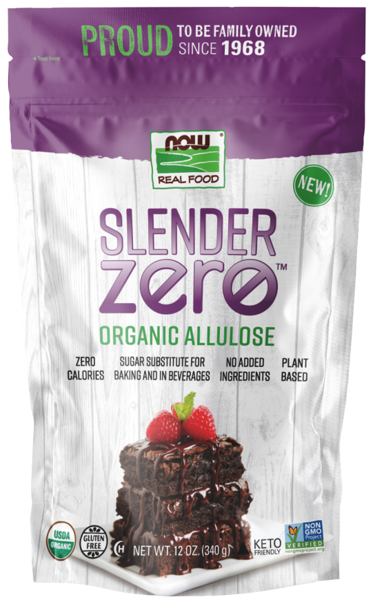 NOW Slender Zero™ Organic Allulose Powder - High-quality Sweetener by NOW at BariatricPal Store