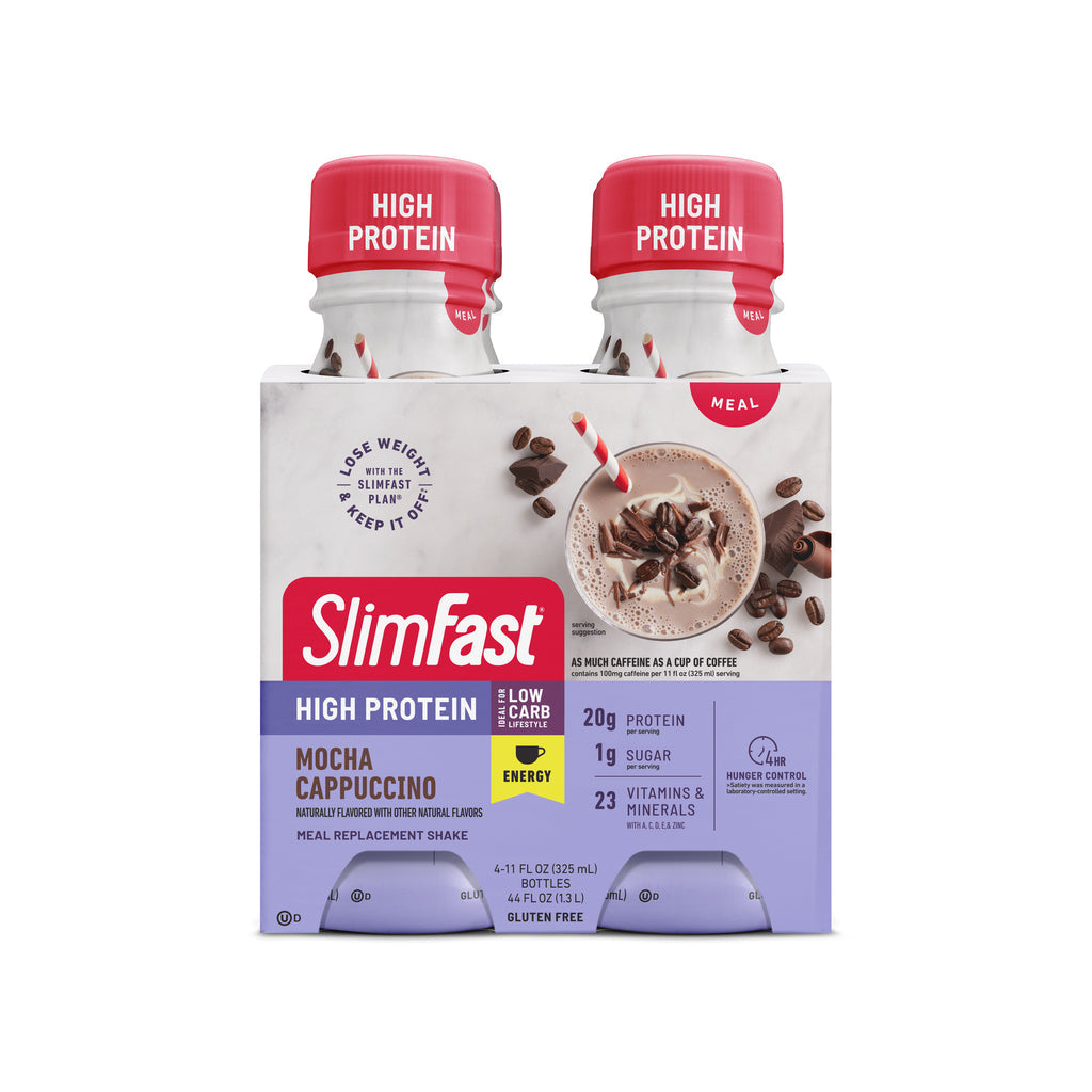 SlimFast Advanced Energy Ready-to-Drink Shakes 12 pk - High-quality Protein by SlimFast at BariatricPal Store
