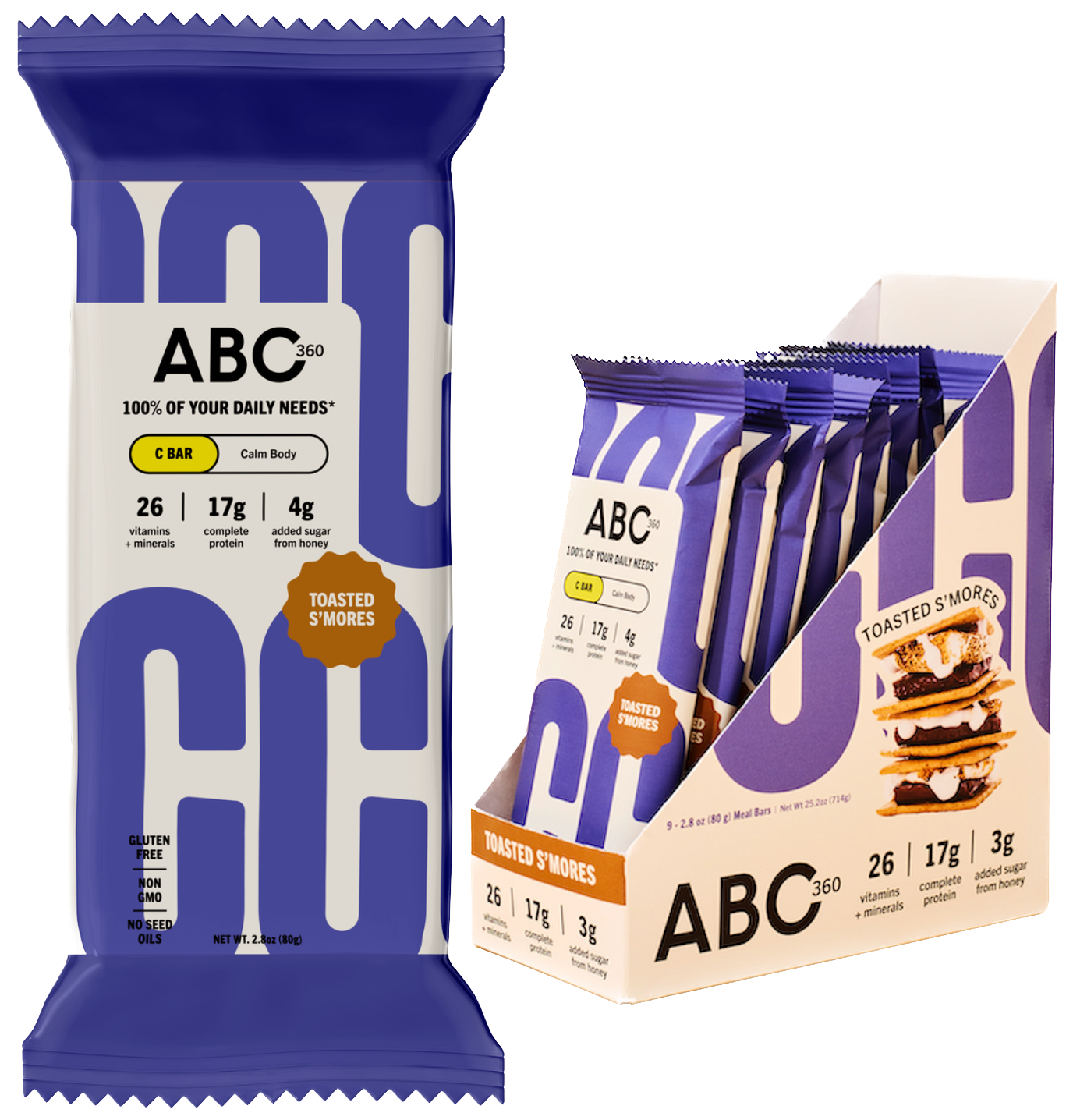 #Flavor_S'mores #Size_One Box (9 Bars)