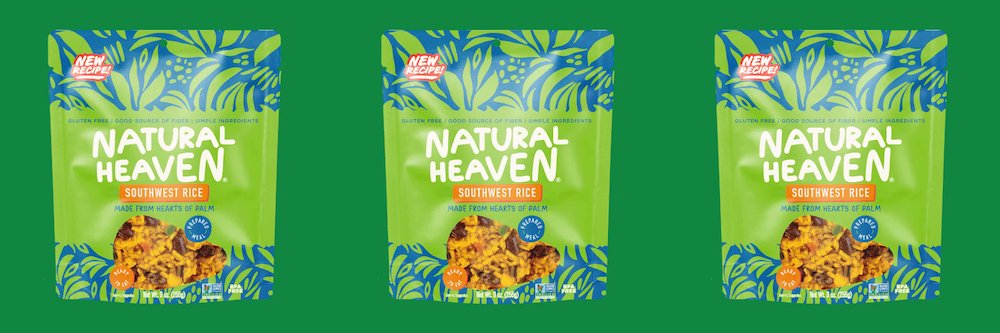 Riced Hearts of Palm Pasta Keto Bowl Ready Meal by Natural Heaven - Southwest Rice