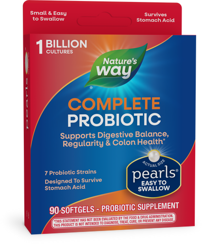 Nature's Way Probiotic Pearls Complete 90 softgels (CLEARANCE: Best by January 31, 2026)