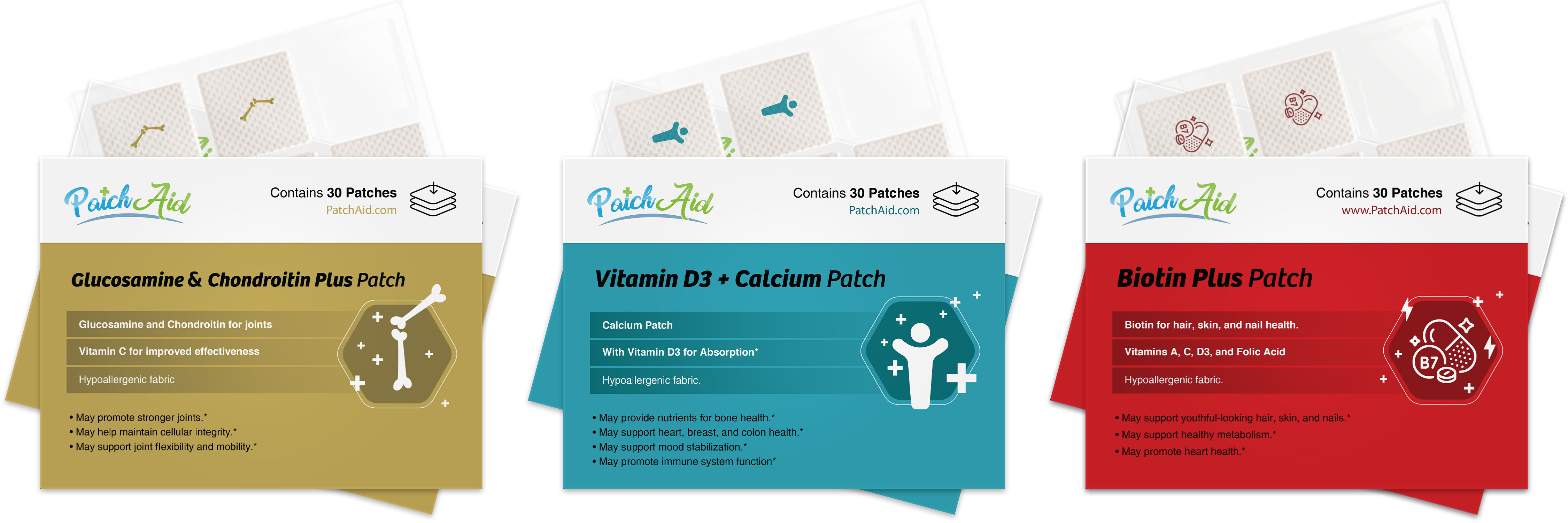 Strong Body Inside and Out Vitamin Patch Pack by PatchAid - High-quality Vitamin Patch by PatchAid at BariatricPal Store