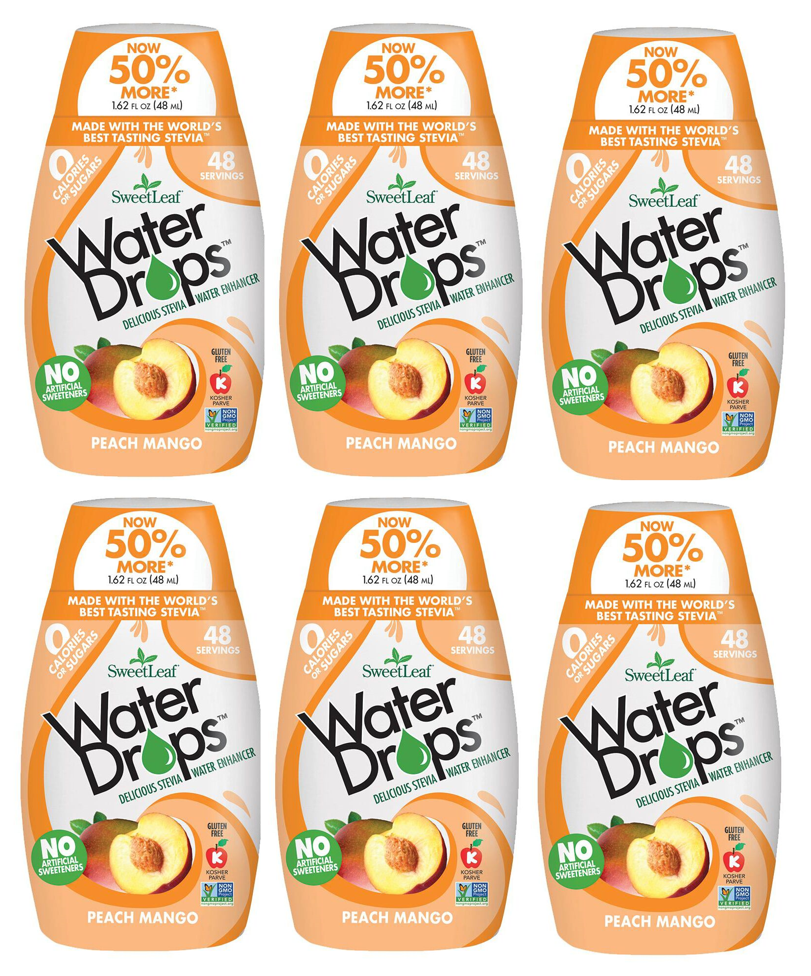 #Flavor_Peach Mango #Size_6-Pack