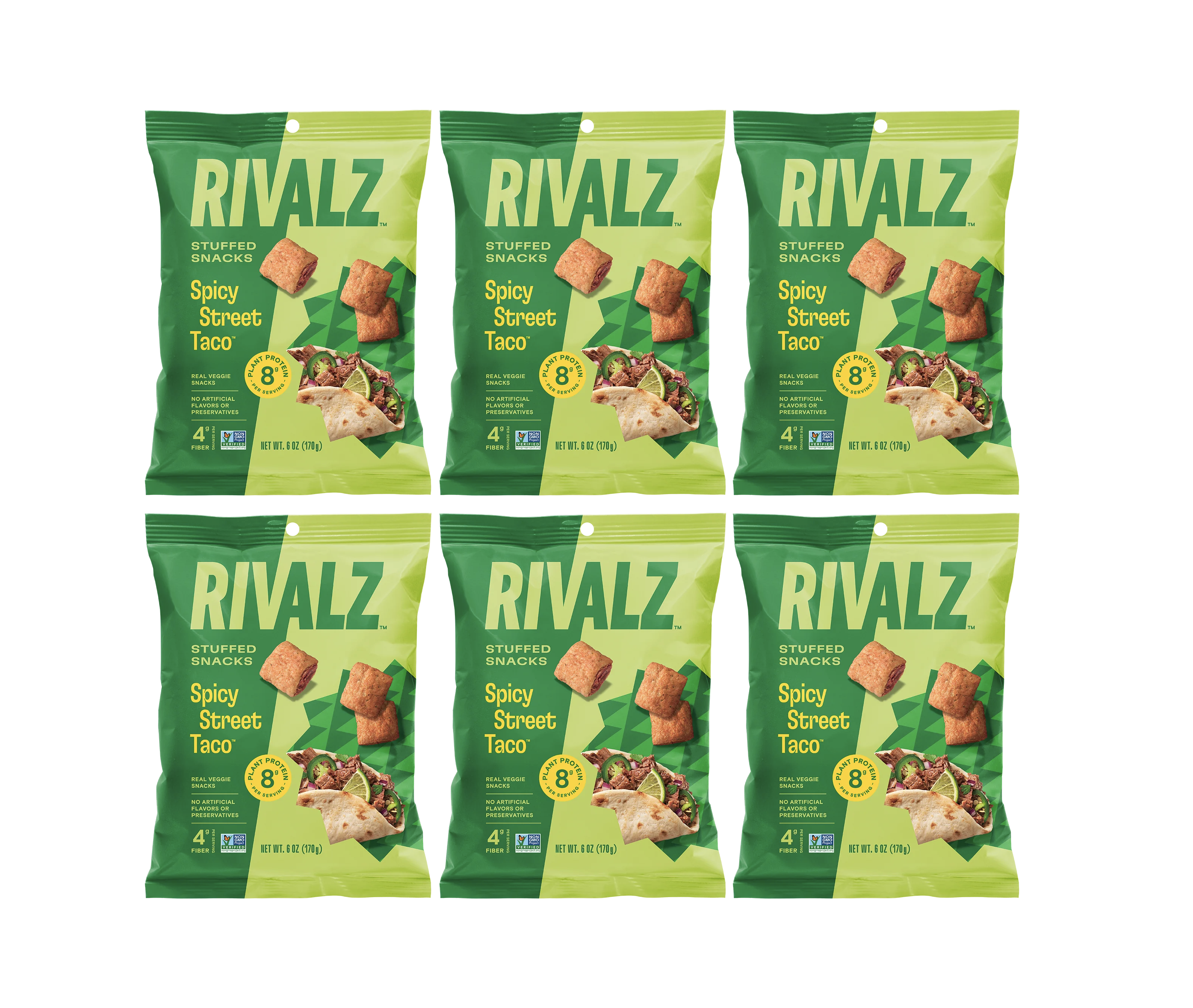 Stuffed Protein Snacks by Rivalz Snacks - Spicy Street Taco - High-quality Protein Snack by Rivalz Snacks at BariatricPal Store