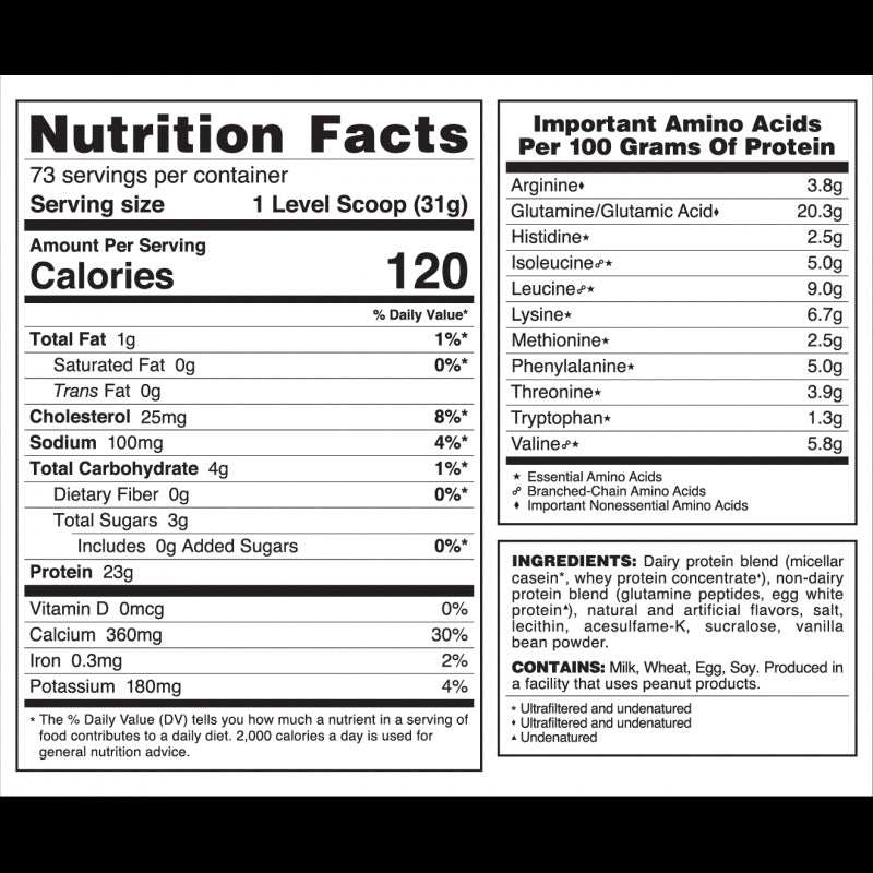 #Flavor_Creamy Vanilla #Size_5lb Bag