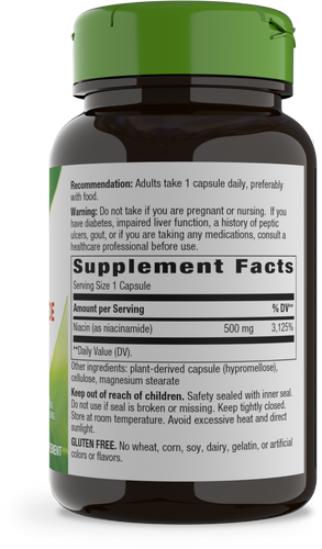 Nature's Way Niacinamide, Non-Flushing 100 capsules