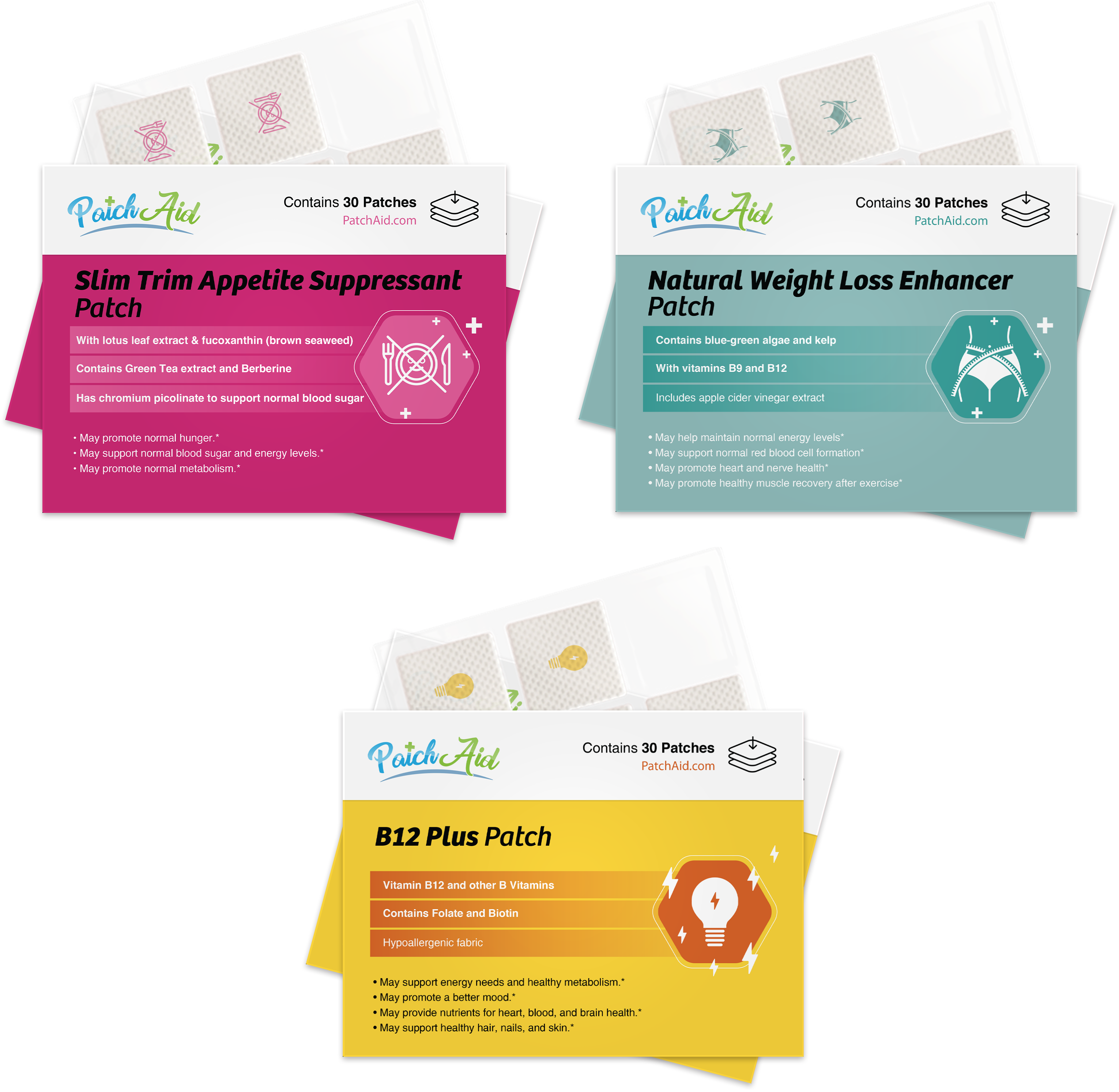 Turbo Weight Loss Vitamin Patch Pack by PatchAid - High-quality Vitamin Patch by PatchAid at BariatricPal Store