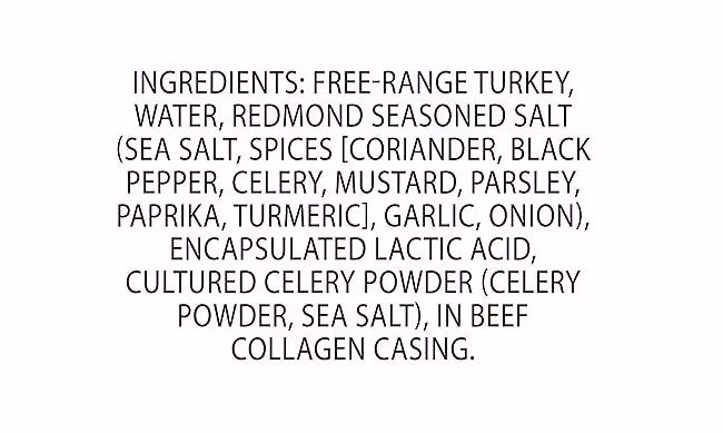 Nick's Sticks Free Range Turkey Snack Sticks