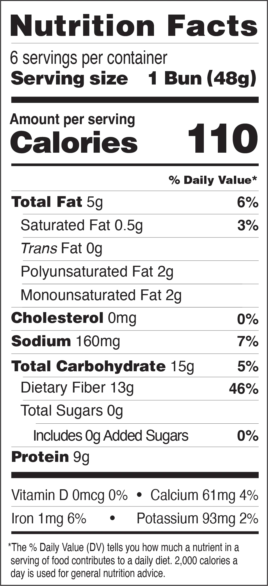 Carbonaut Low Carb Hot Dog Buns 6 buns
