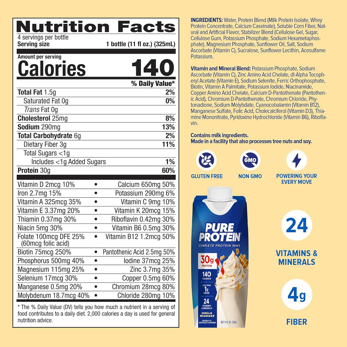 #Flavor_Vanilla Milkshake 11 fl oz.