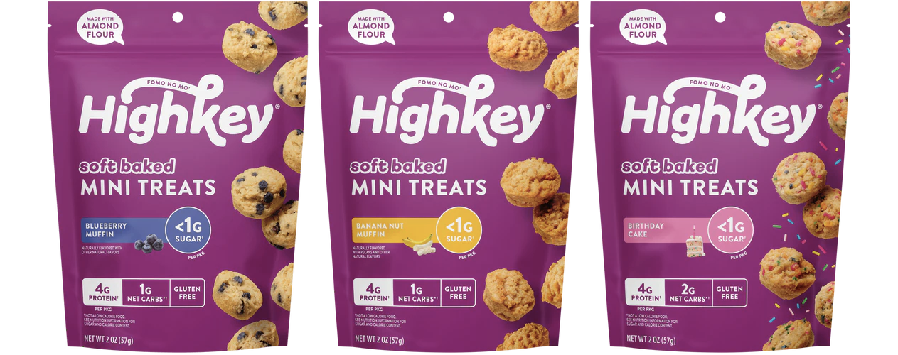 HighKey Snacks Keto Soft Baked Mini Treats - High-quality Gluten Free by HighKey Snacks at BariatricPal Store