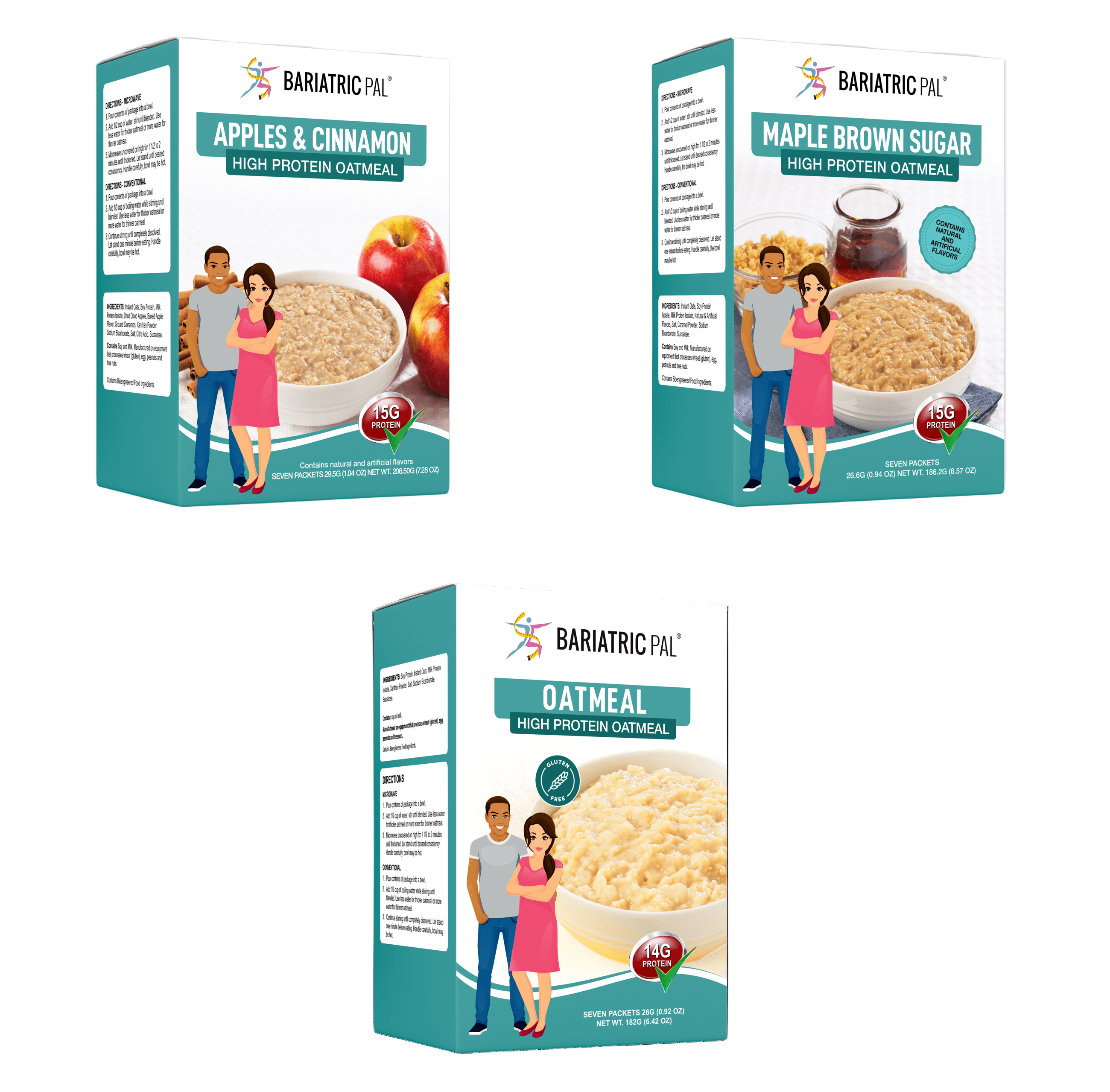 BariatricPal Protein Oatmeal - Variety Pack
