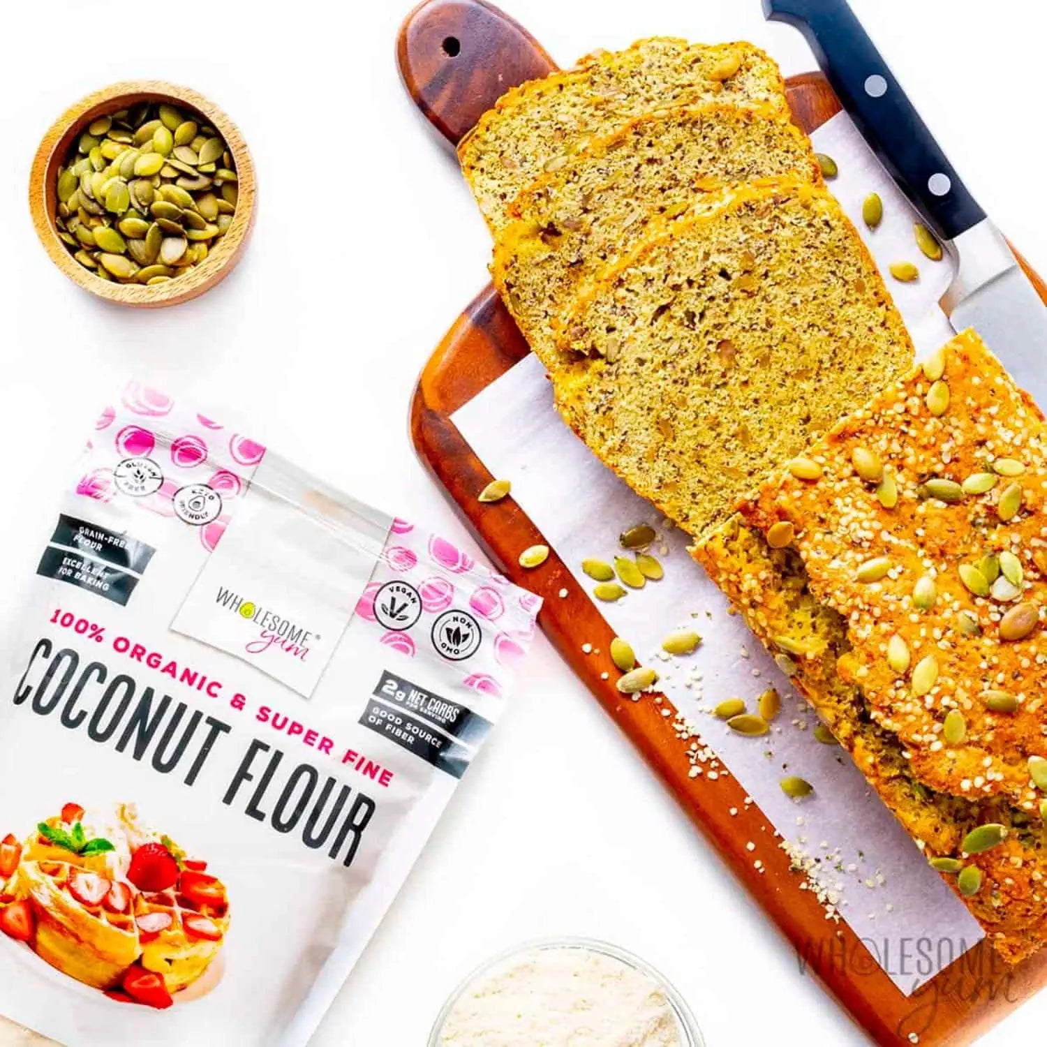 Wholesome Yum Coconut Flour - Organic - High-quality Coconut Flour by Wholesome Yum at BariatricPal Store