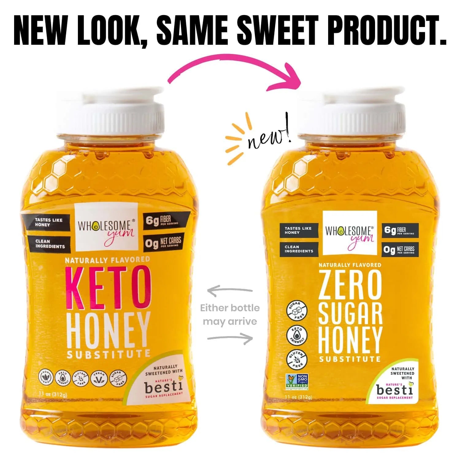 Wholesome Yum Zero Sugar Honey Substitute - 11 oz - High-quality Sweetener by Wholesome Yum at BariatricPal Store