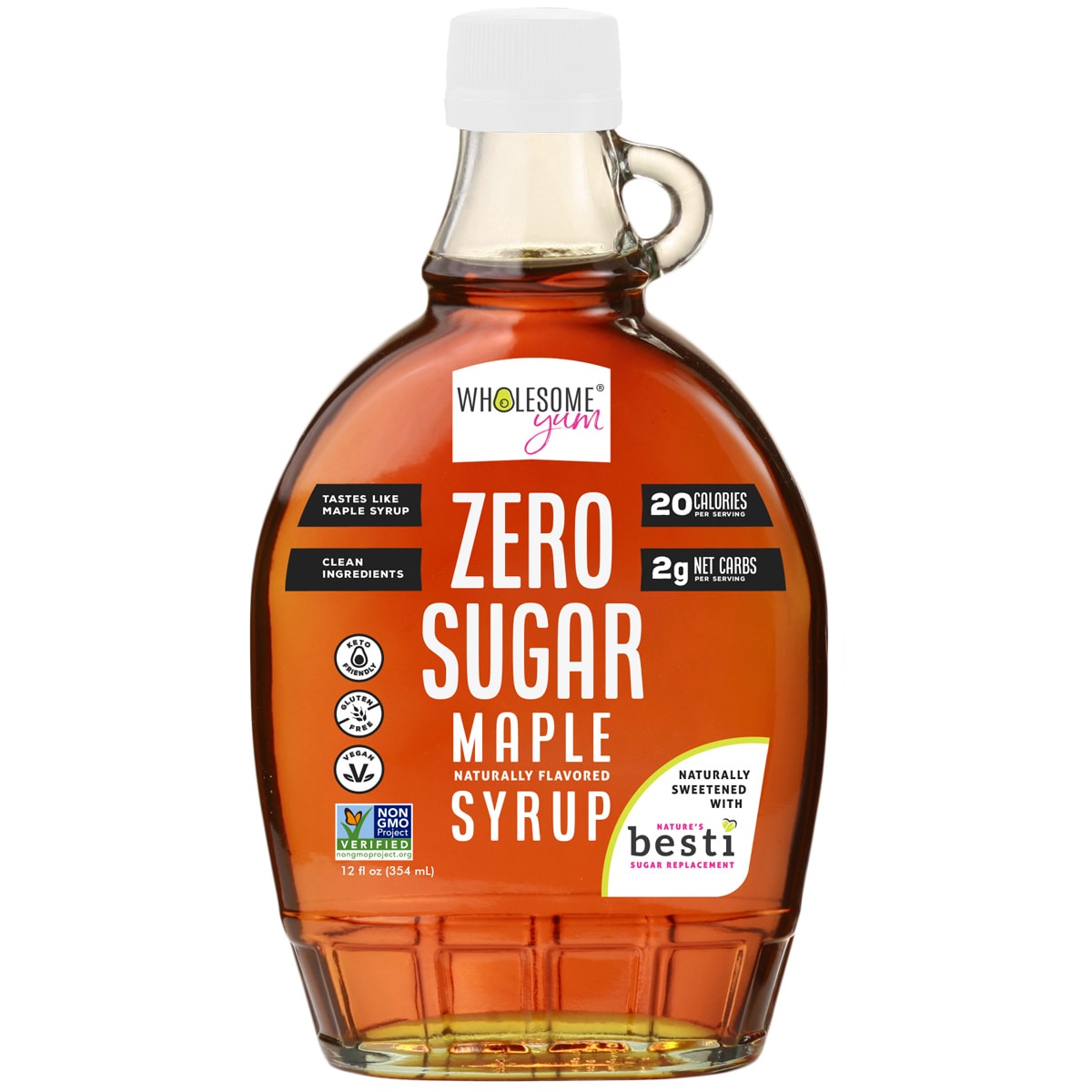 Wholesome Yum Zero Sugar Maple Syrup - High-quality Syrups by Wholesome Yum at BariatricPal Store