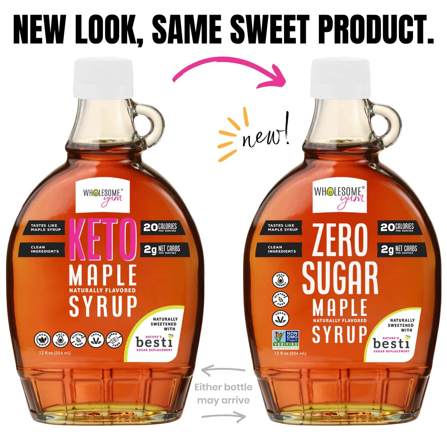 Wholesome Yum Zero Sugar Maple Syrup - High-quality Syrups by Wholesome Yum at BariatricPal Store