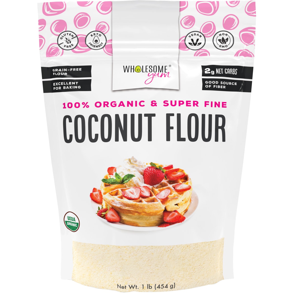 Wholesome Yum Coconut Flour - Organic - High-quality Coconut Flour by Wholesome Yum at BariatricPal Store