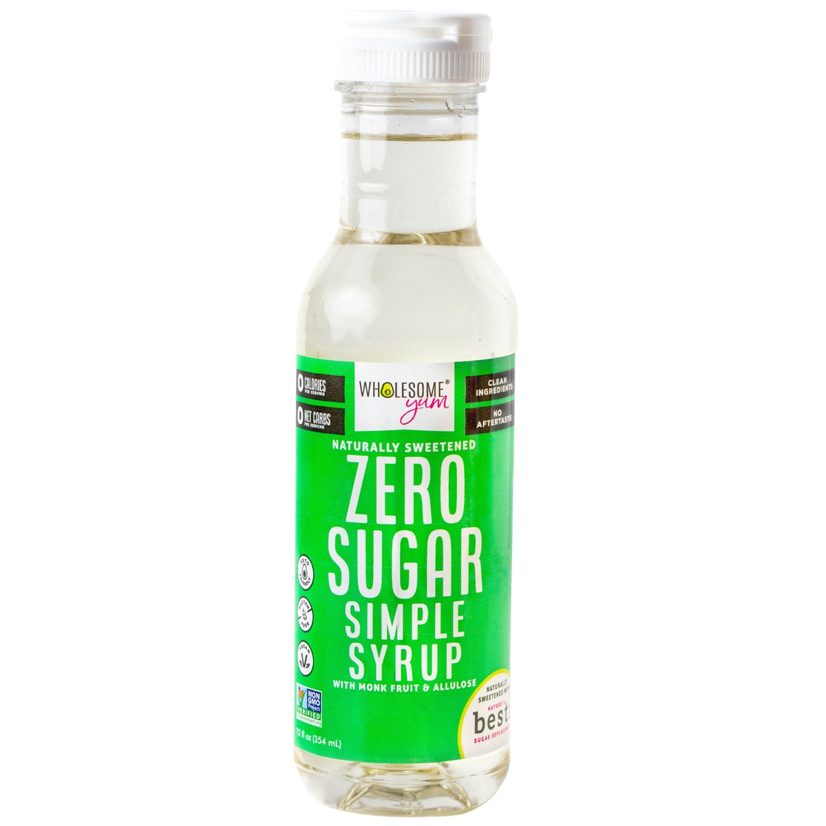 Wholesome Yum Sugar-Free Keto Simple Syrup - High-quality Syrups by Wholesome Yum at BariatricPal Store