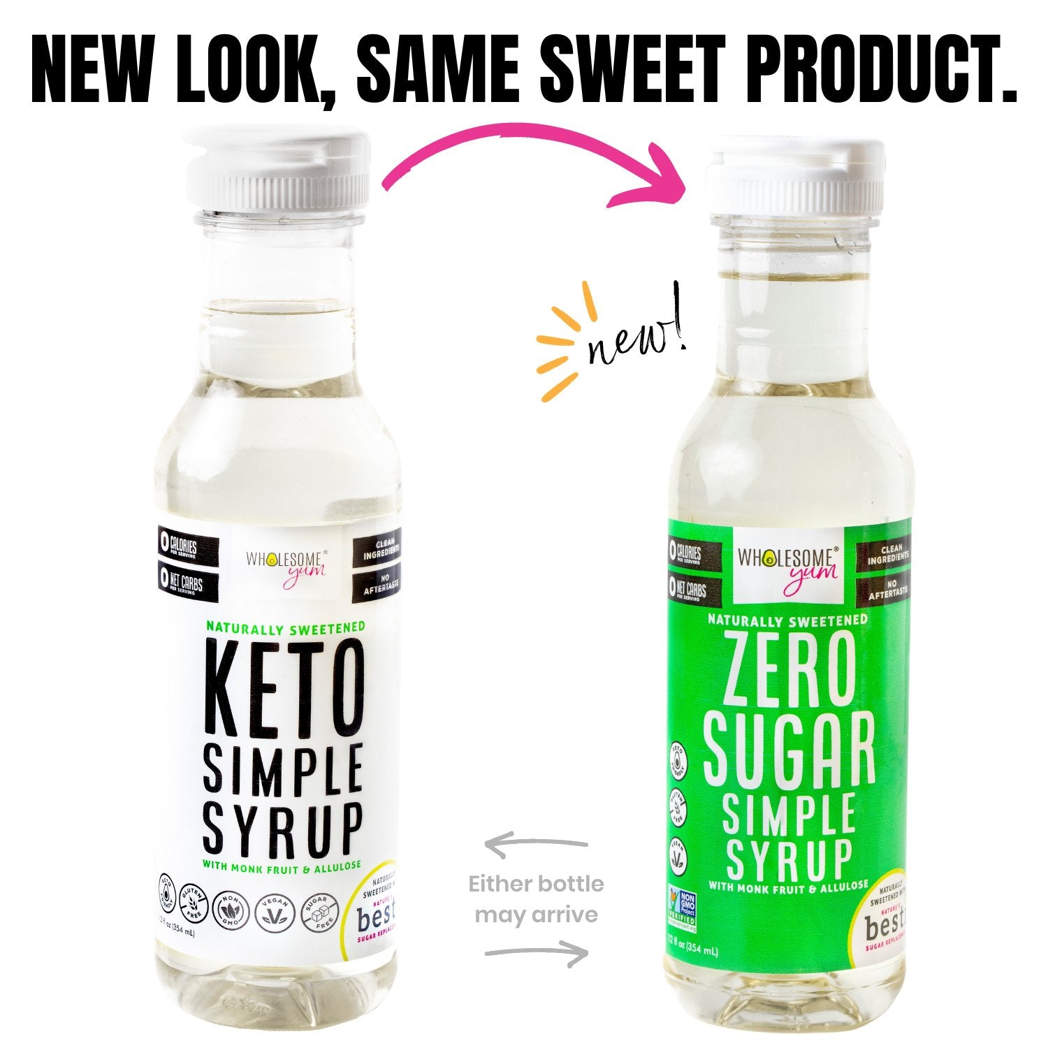 Wholesome Yum Sugar-Free Keto Simple Syrup - High-quality Syrups by Wholesome Yum at BariatricPal Store