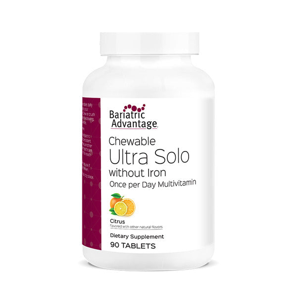Bariatric Advantage Ultra Solo "One Per Day" Multivitamin Chewable without Iron - High-quality Multivitamins by Bariatric Advantage at BariatricPal Store