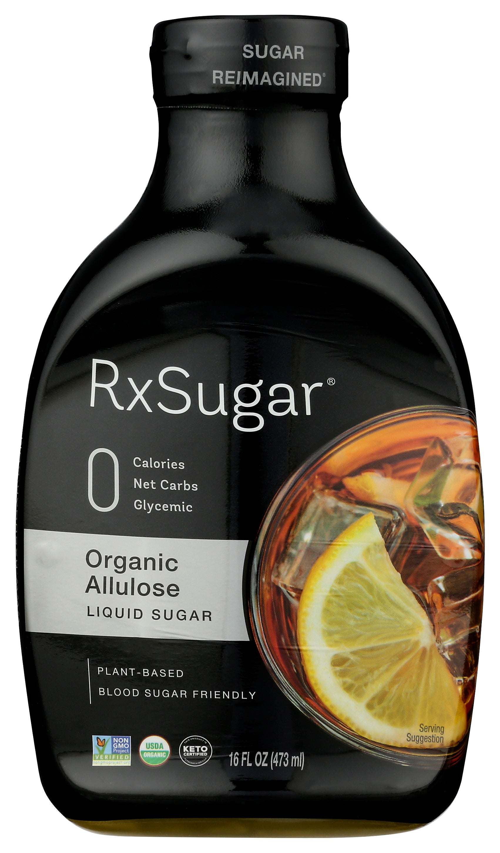 RxSugar Organic Liquid Sugar 16 oz - High-quality Sugar Substitute by RxSugar at BariatricPal Store