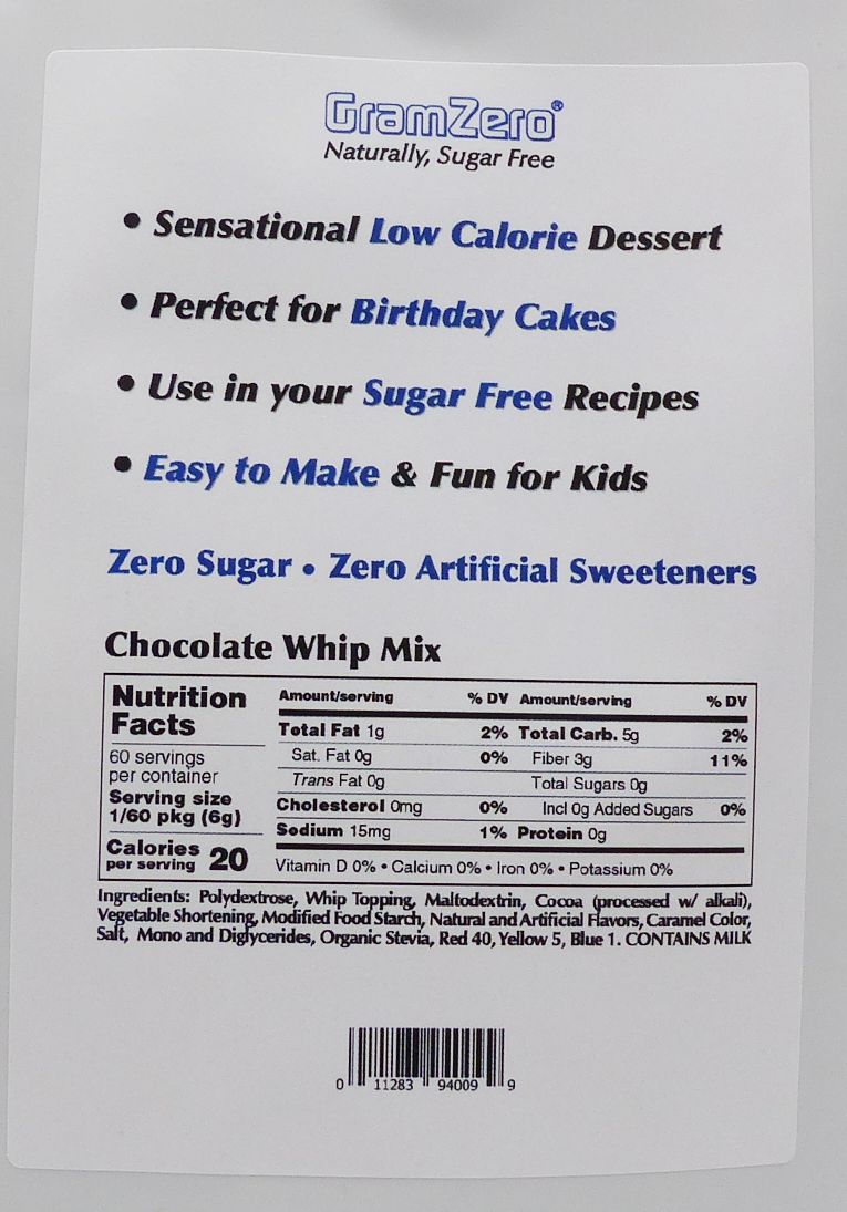 #Flavor_Chocolate Whip #Size_4 pouches