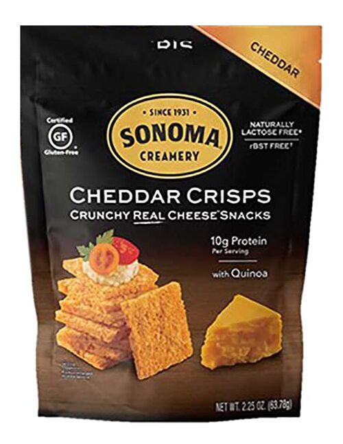 Sonoma Creamery Cheddar Crisps 2.25 oz - High-quality Gluten Free by Sonoma Creamery at 