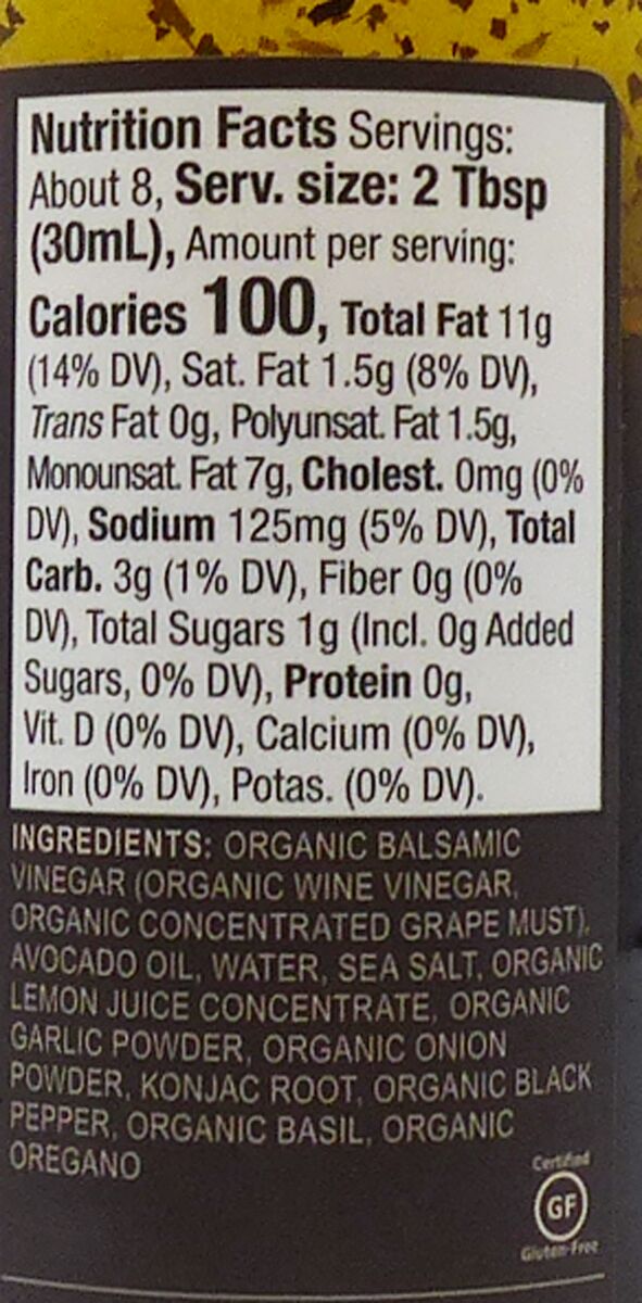 #Flavor_Balsamic #Size_8 fl oz
