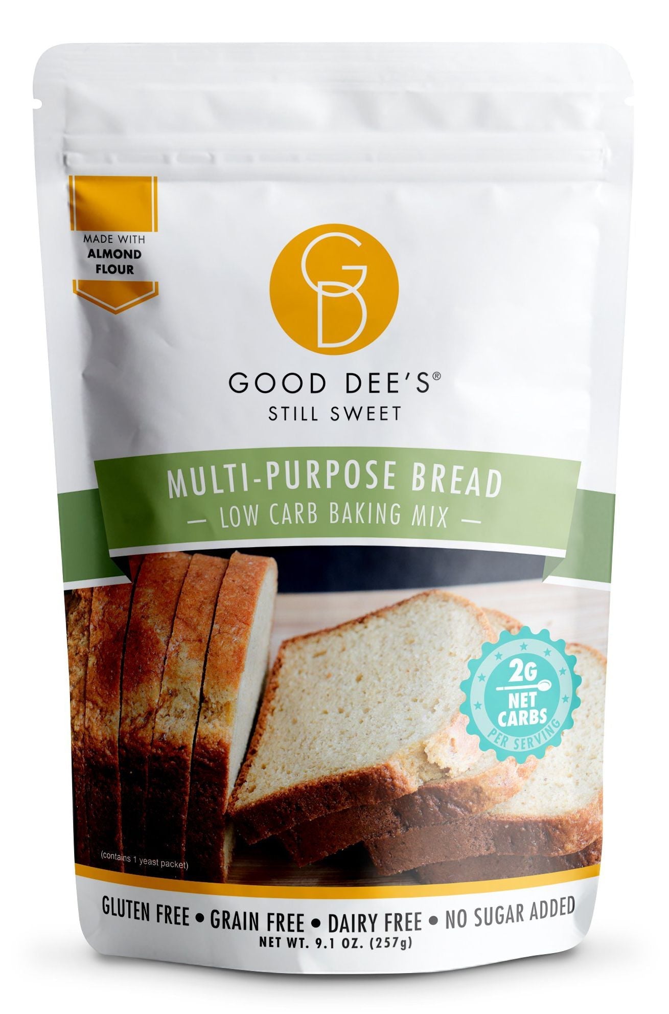 Good Dee's Low Carb Multi Purpose Bread Mix 9.1 oz - High-quality Baking Products by Good Dee's at BariatricPal Store