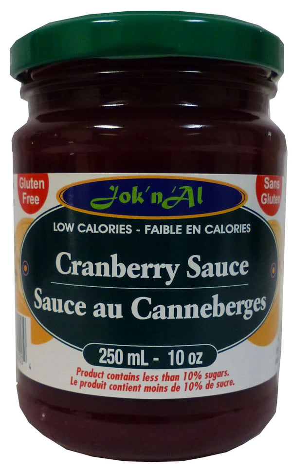 Jok n Al Low Calorie Cranberry Sauce 10 oz. - High-quality Gluten Free by Jok n Al at 