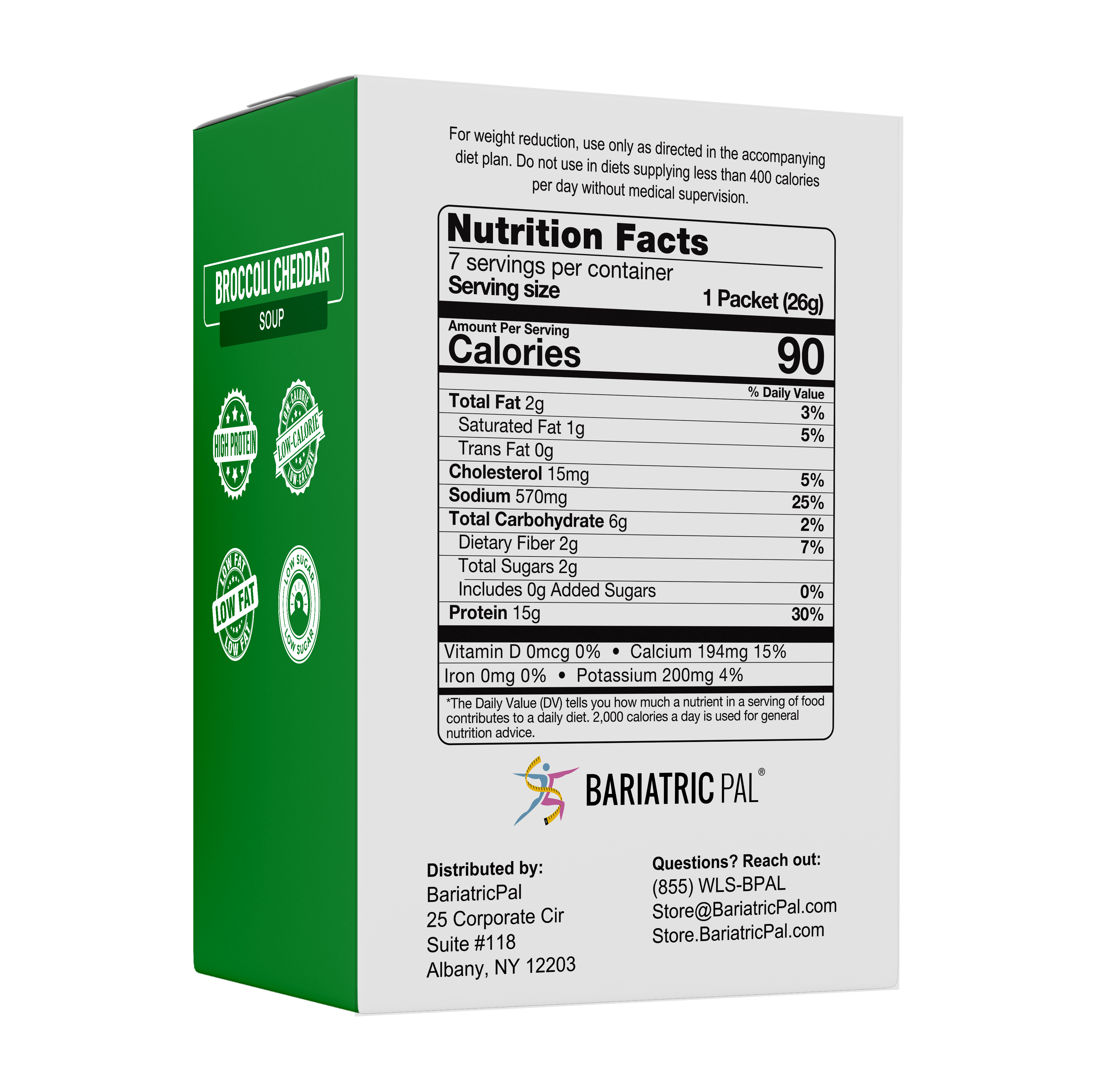 BariatricPal High Protein Meal Replacement Soup - Broccoli and Cheese - High-quality Soups by BariatricPal at BariatricPal Store