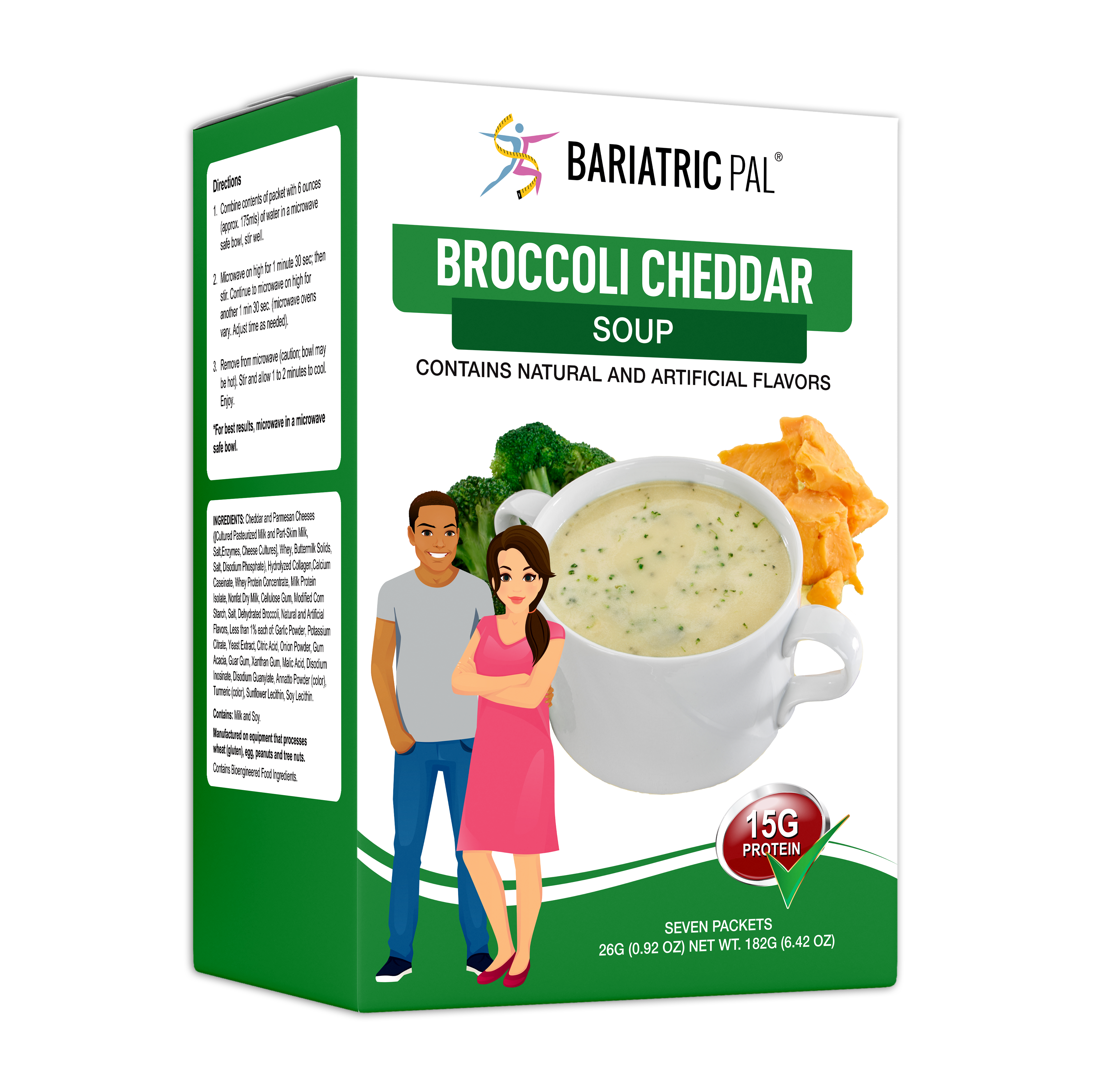 BariatricPal High Protein Meal Replacement Soup - Broccoli and Cheese - High-quality Soups by BariatricPal at BariatricPal Store