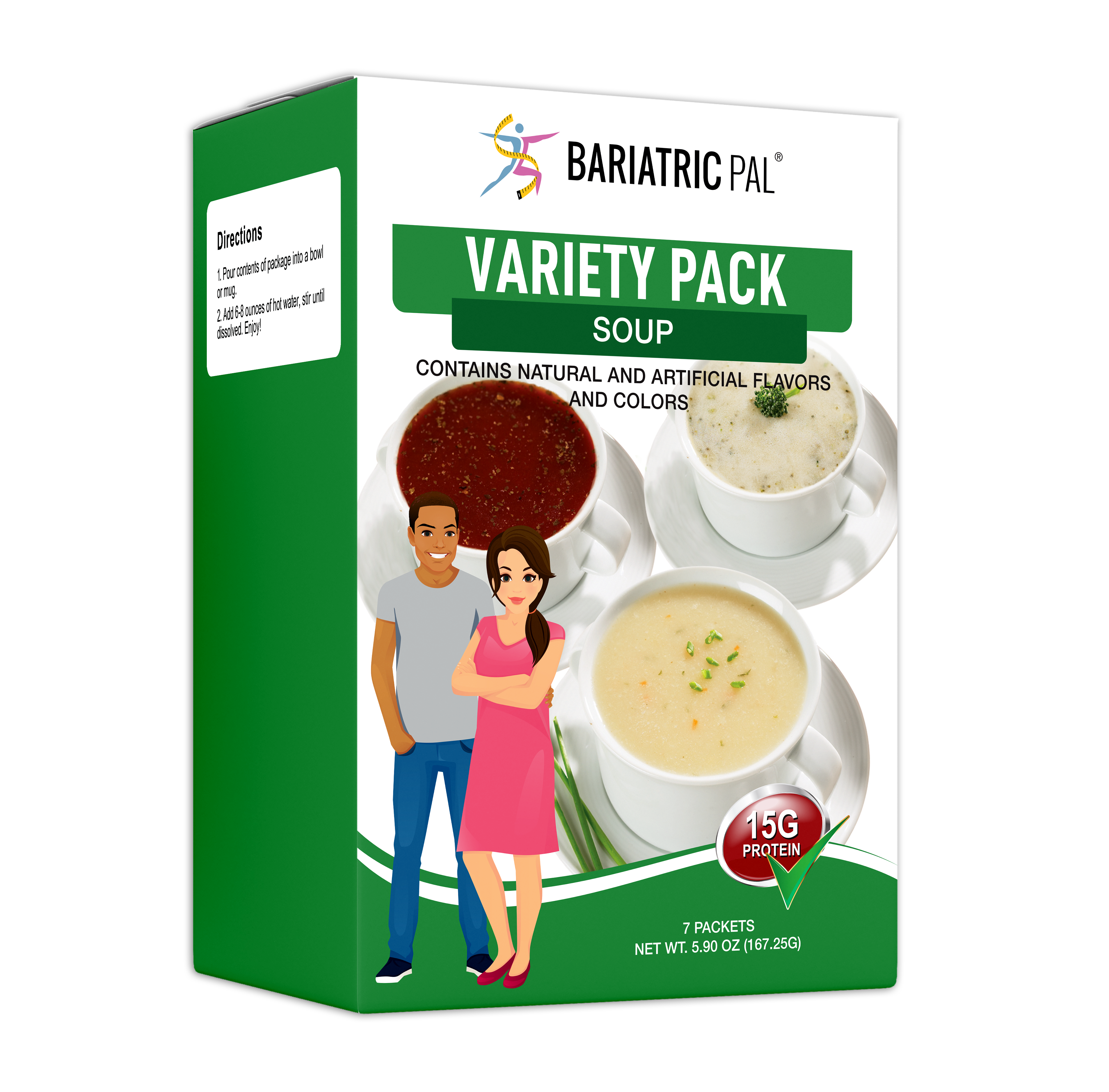 BariatricPal 15g Protein Soup - Variety Pack - High-quality Soups by BariatricPal at BariatricPal Store