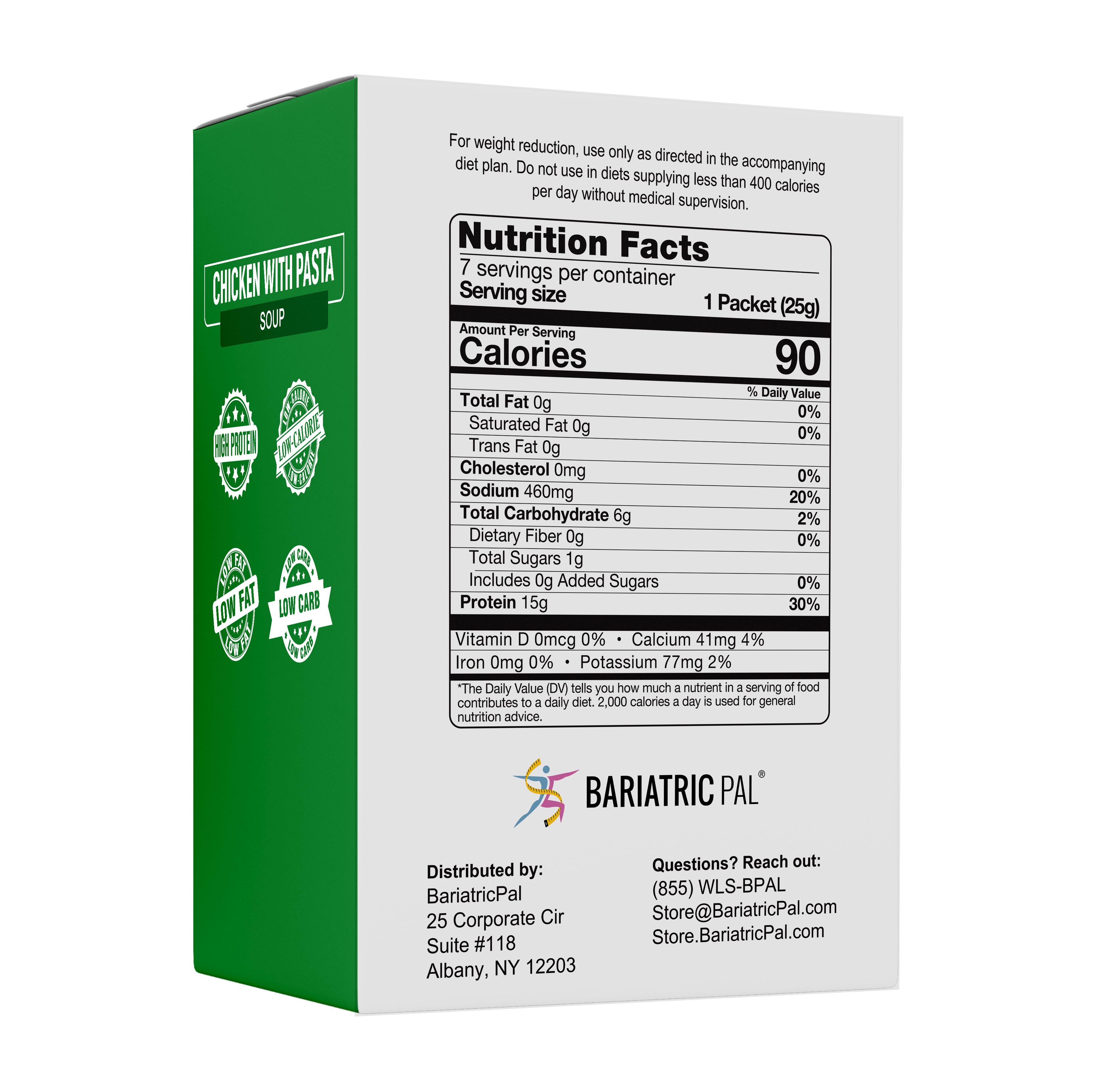 BariatricPal Protein Soup - Chicken with Pasta - High-quality Soups by BariatricPal at BariatricPal Store