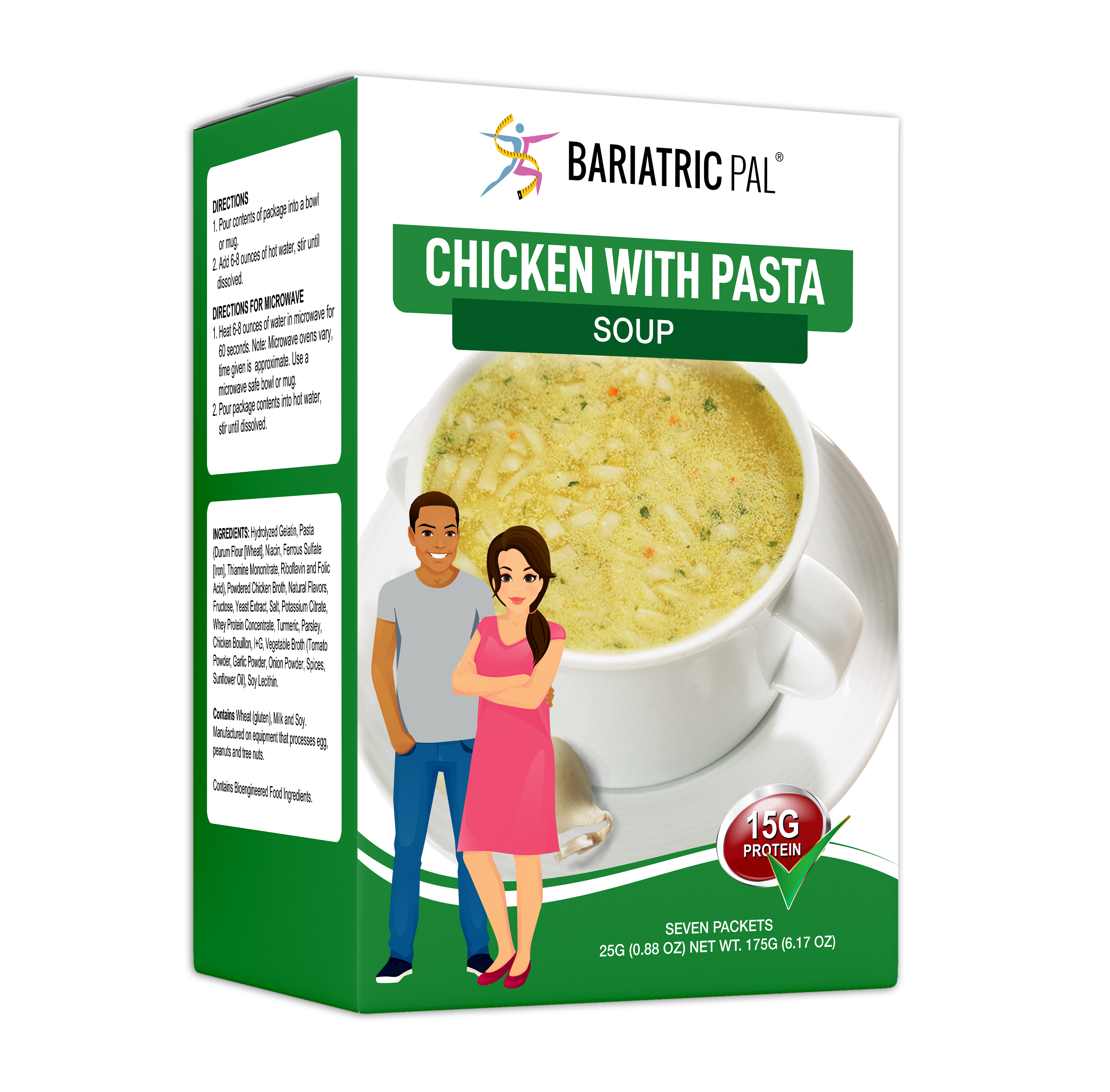 BariatricPal Protein Soup - Chicken with Pasta - High-quality Soups by BariatricPal at BariatricPal Store