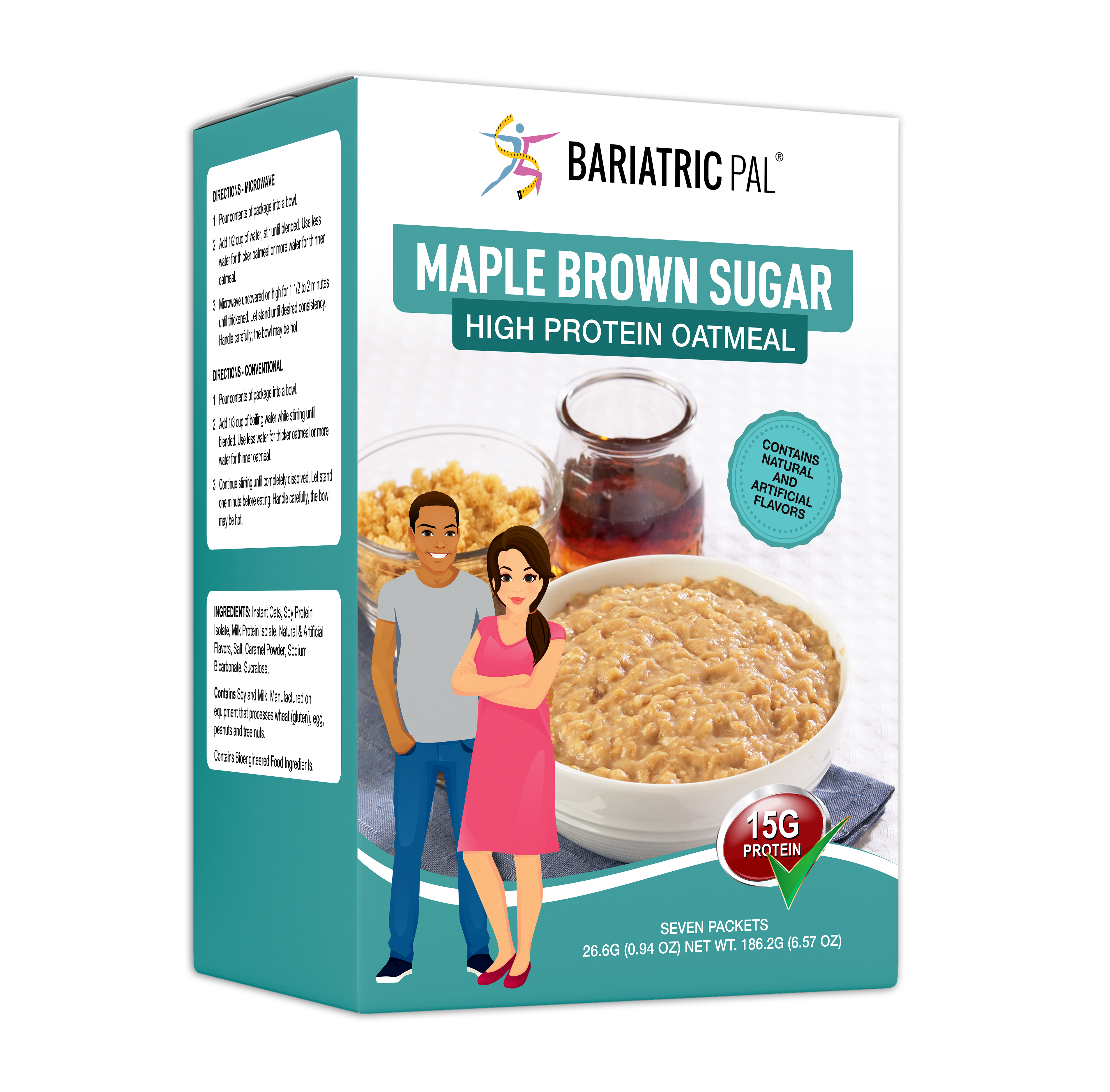 BariatricPal Hot Protein Breakfast - Maple Brown Sugar Oatmeal - High-quality Breakfast by BariatricPal at BariatricPal Store