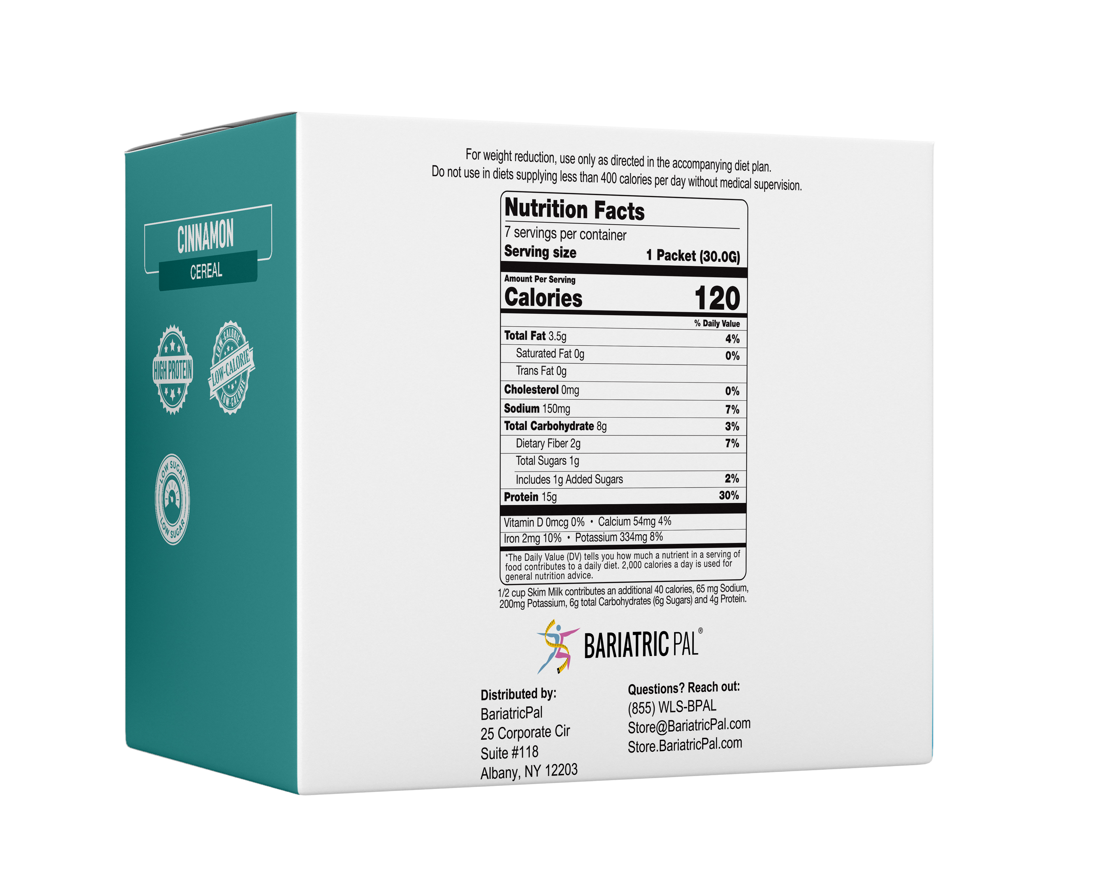 BariatricPal Protein Cereal - Cinnamon Vanilla - High-quality Cereal by BariatricPal at BariatricPal Store