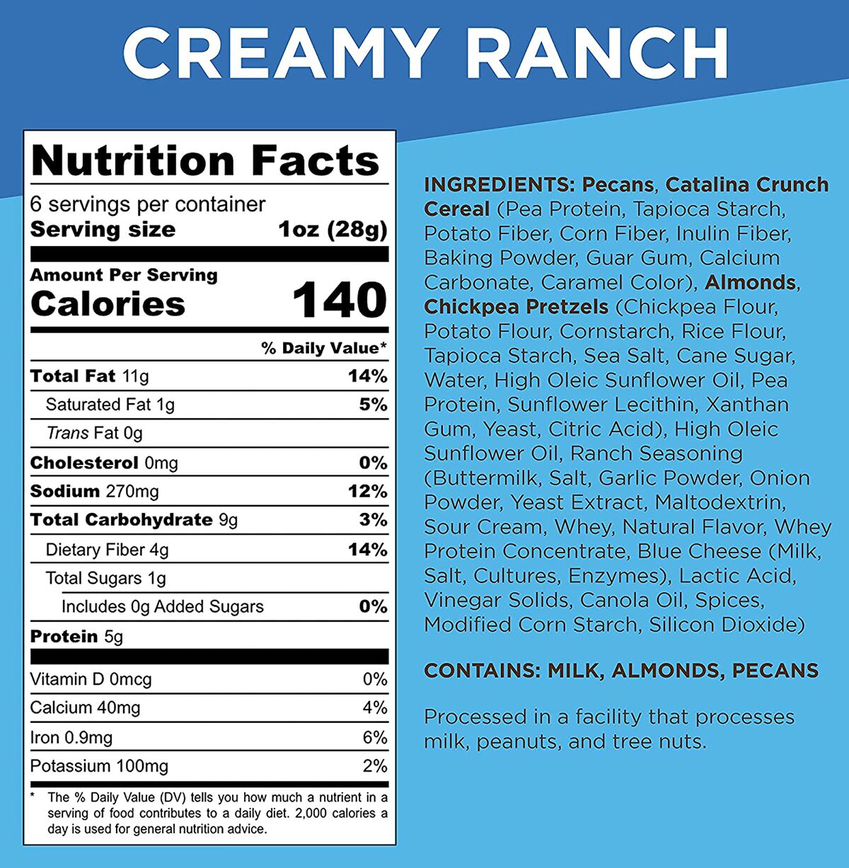 #Flavor_Creamy Ranch #Size_6 oz