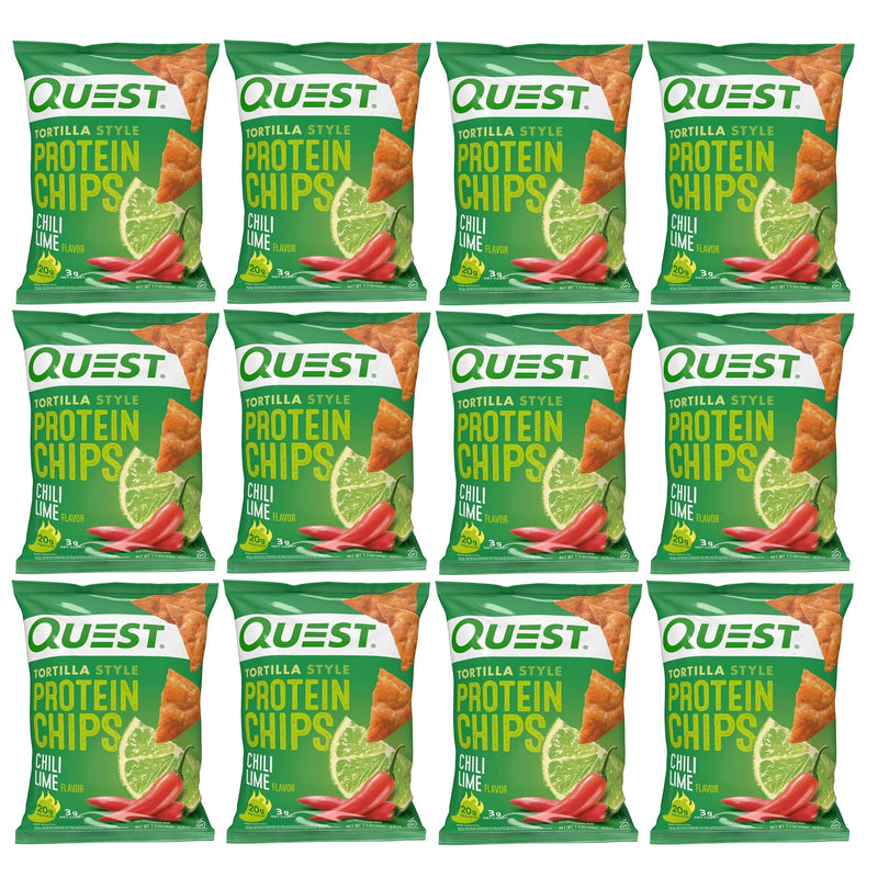 Quest Tortilla Style Protein Chips - Chili Lime - High-quality Protein Chips by Quest Nutrition at 