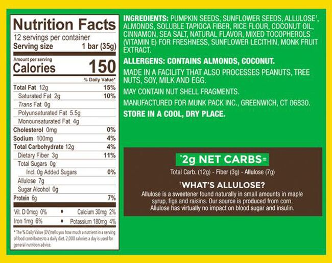 #Flavor_Pumpkin Seed Cinnamon Almond #Size_12 bars