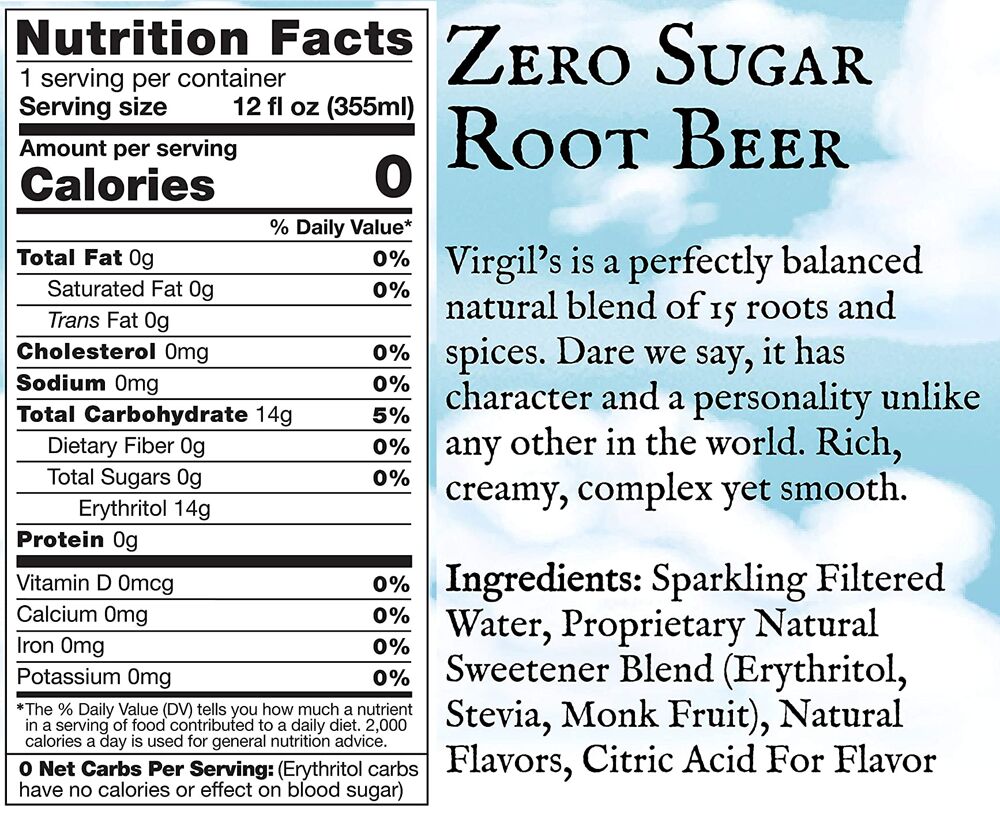 #Flavor_Root Beer #Size_4 cans