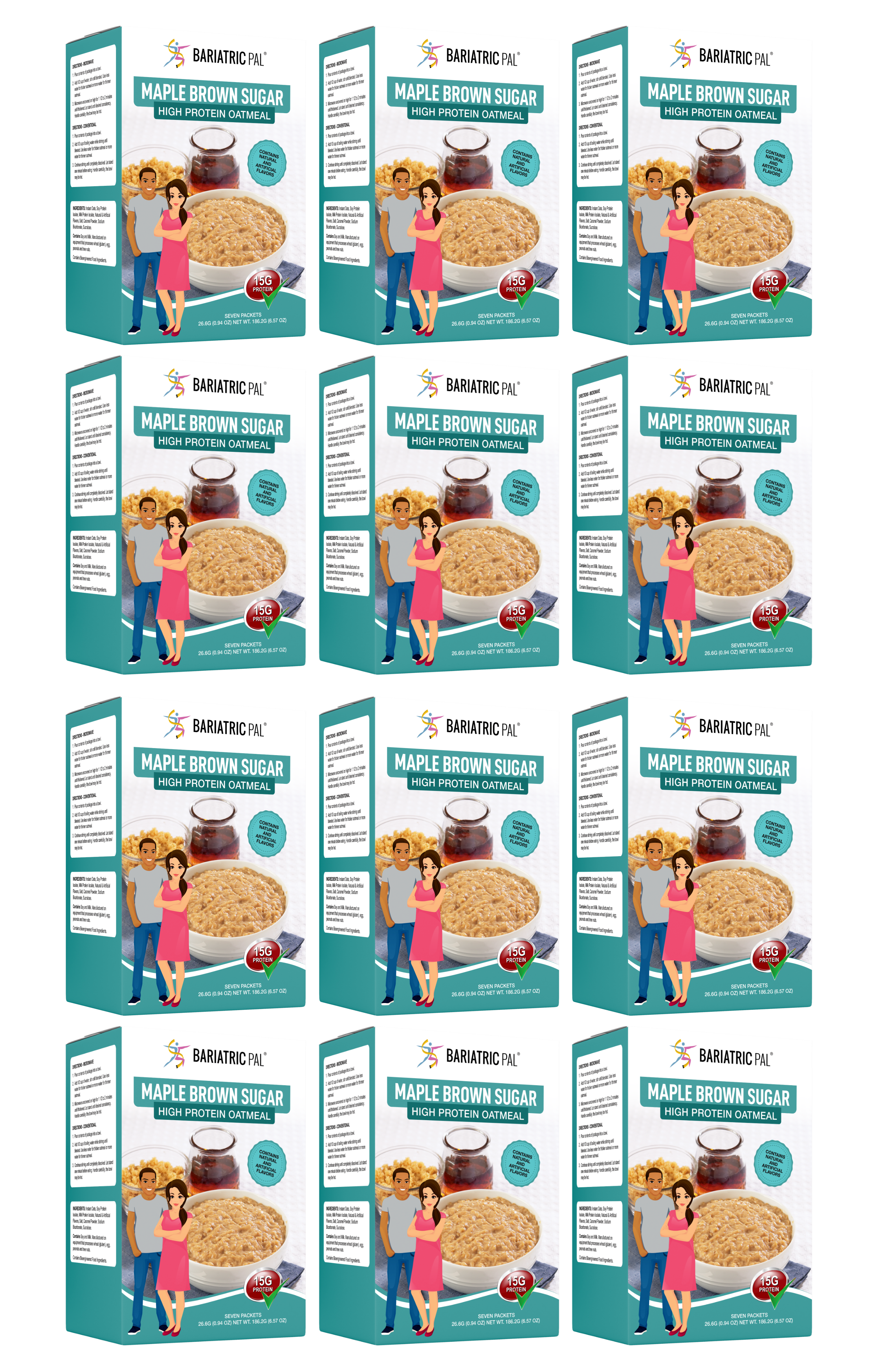 BariatricPal Hot Protein Breakfast - Maple Brown Sugar Oatmeal - High-quality Breakfast by BariatricPal at BariatricPal Store