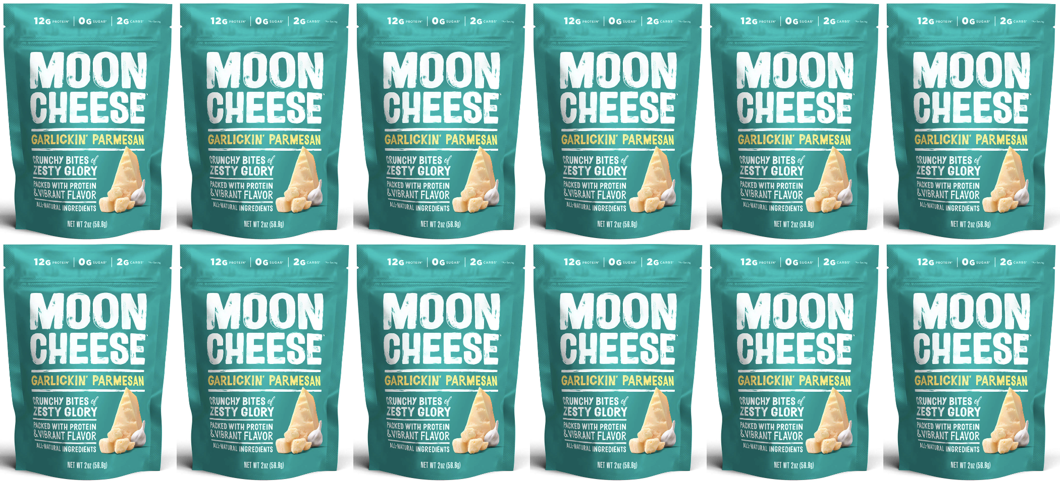 Moon Cheese (2oz.) - Garlickin' Parmesan - High-quality by Moon Cheese at BariatricPal Store